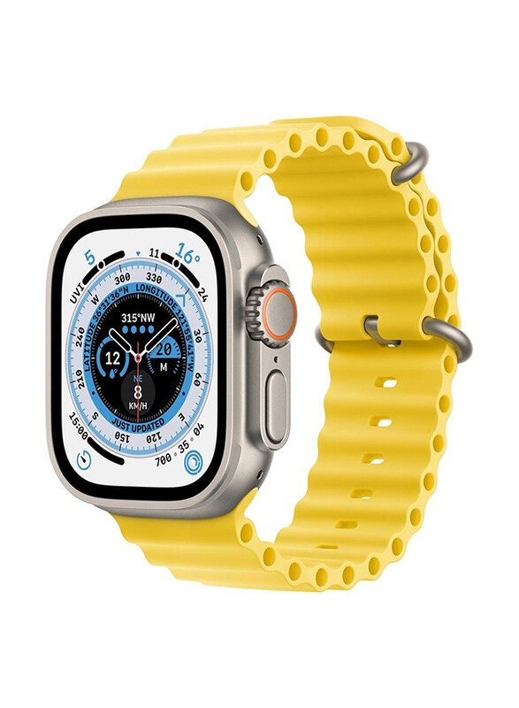 Apple Watch Ultra 49mm Smartwatch, GPS + Cellular, Titanium Case With Yellow Ocean Band
Apple Watch Ultra 49mm Smartwatch, GPS + Cellular, Titanium Case With Yellow Ocean Band