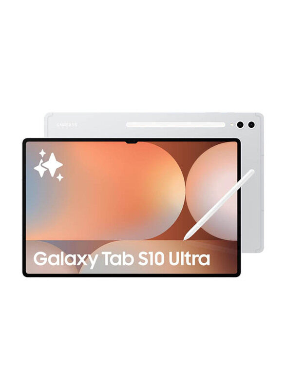 Samsung Galaxy Tab S10 Ultra 256GB Platinum Silver 14.6-inch Tablet, 12GB RAM, WIFI Only, UAE Version
Samsung Galaxy Tab S10 Ultra 256GB Platinum Silver 14.6-inch Tablet, 12GB RAM, WIFI Only, UAE Version