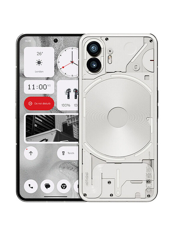 Nothing Phone (2) 512GB White, 12GB RAM, 5G, Dual Sim Smartphone, Middle East Version
Nothing Phone (2) 512GB White, 12GB RAM, 5G, Dual Sim Smartphone, Middle East Version