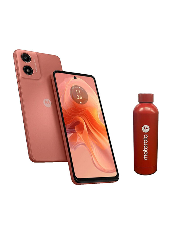 Motorola Moto G04s 64GB Sunrise Orange, 4GB RAM, 4G, Dual Sim Smartphone, Middle East Version
Motorola Moto G04s 64GB Sunrise Orange, 4GB RAM, 4G, Dual Sim Smartphone, Middle East Version