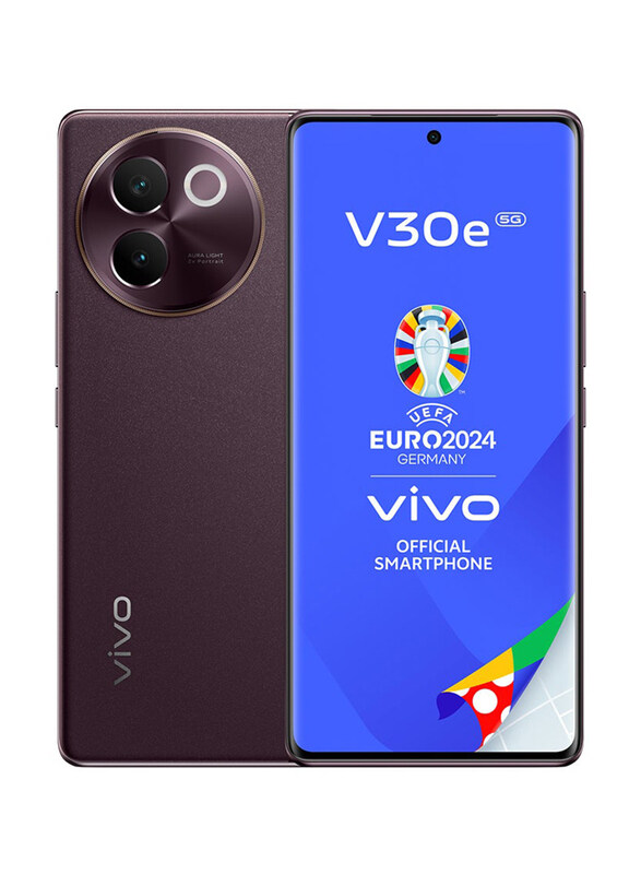 Vivo V30e 256GB Brown, 12GB RAM, 5G, Dual Sim Smartphone, Middle East Version
Vivo V30e 256GB Brown, 12GB RAM, 5G, Dual Sim Smartphone, Middle East Version