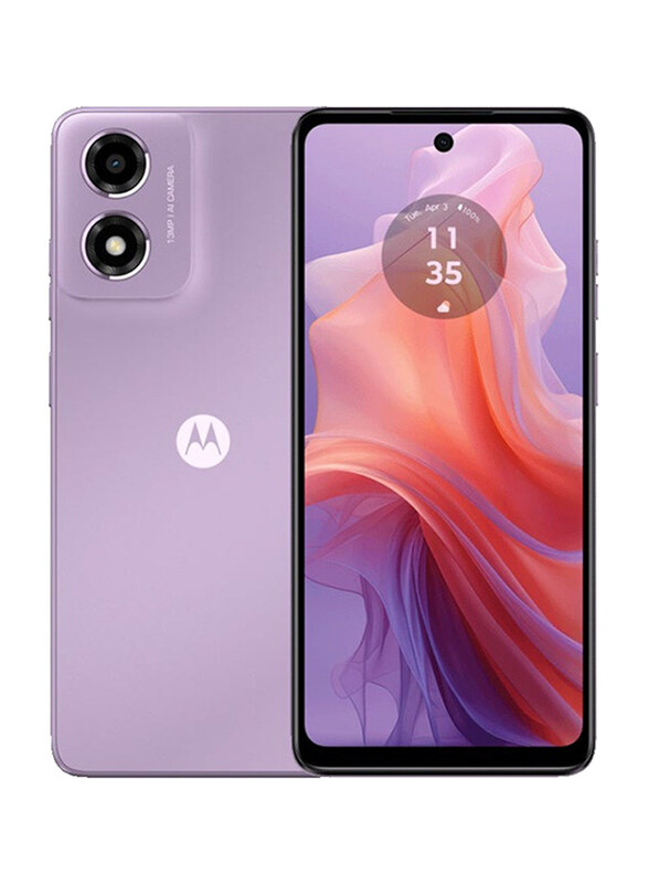 Motorola Moto e14 64GB Pastel Purple, 2GB RAM, 4G LTE, Dual Sim Smartphone, Middle East Version
Motorola Moto e14 64GB Pastel Purple, 2GB RAM, 4G LTE, Dual Sim Smartphone, Middle East Version
