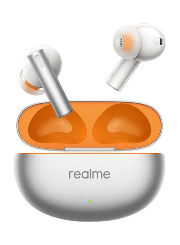 Realme Buds Air 6 Wireless/Bluetooth In-Ear Noise Cancelling Headphone with Mic, Flame Silver
Realme Buds Air 6 Wireless/Bluetooth In-Ear Noise Cancelling Headphone with Mic, Flame Silver