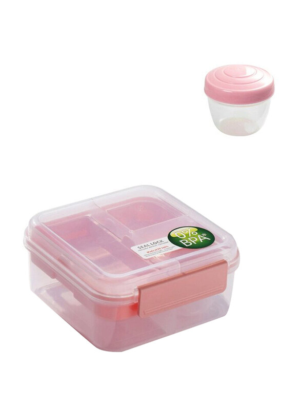 Eazy Kids 3/4/5 Compartment Convertible 1250ml Bento Lunch Box for Kids, with 150ml Gravy Bowl, Pink
Eazy Kids 3/4/5 Compartment Convertible 1250ml Bento Lunch Box for Kids, with 150ml Gravy Bowl, Pink