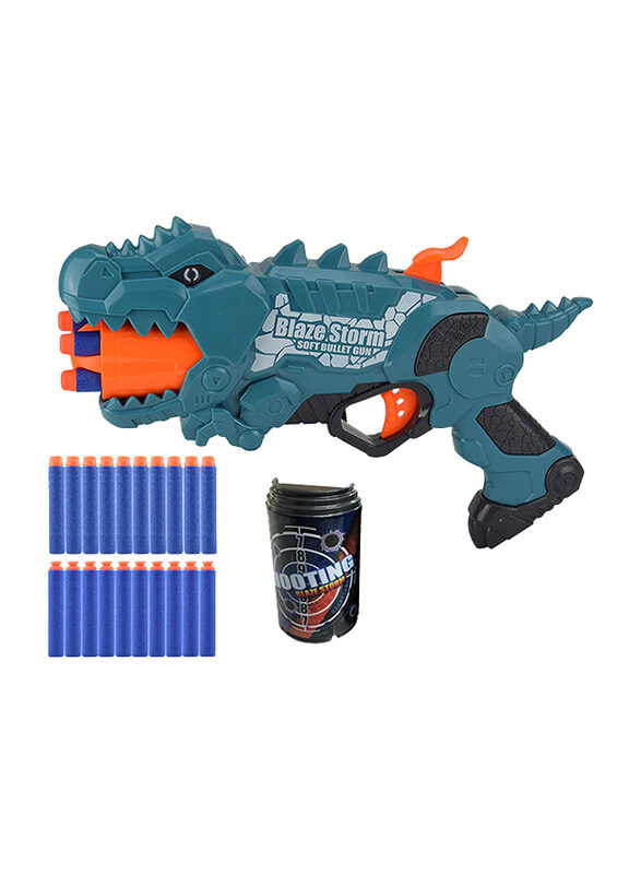 Little story Kids Manual Dinosaur Bullet Gun with 20 Soft Bullets, Ages 8+, Multicolour
Little story Kids Manual Dinosaur Bullet Gun with 20 Soft Bullets, Ages 8+, Multicolour