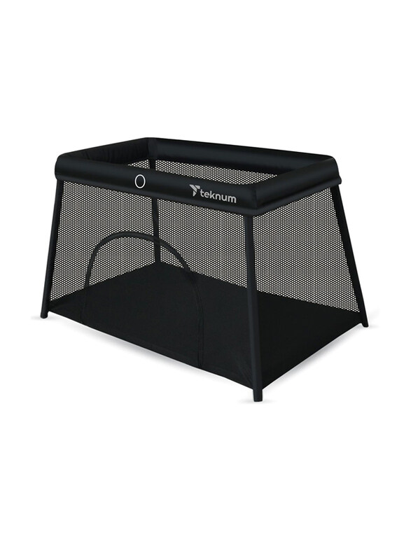 Teknum Portable Quick Fold Playard & Cot with Zipper Door & Carry Bag, Midnight Black
Teknum Portable Quick Fold Playard & Cot with Zipper Door & Carry Bag, Midnight Black