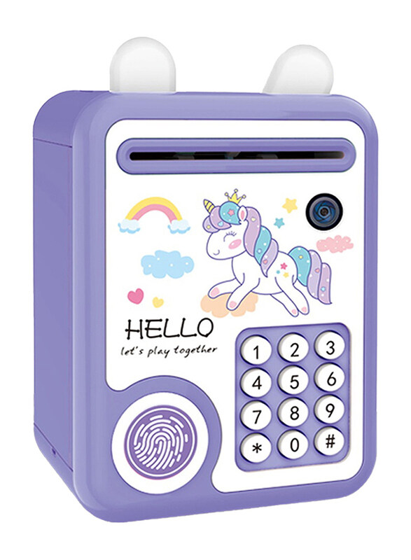 Little Story Cute Unicorn Piggy Bank with Fingerprint Lock & Music, Ages 3+, Multicolour
Little Story Cute Unicorn Piggy Bank with Fingerprint Lock & Music, Ages 3+, Multicolour
