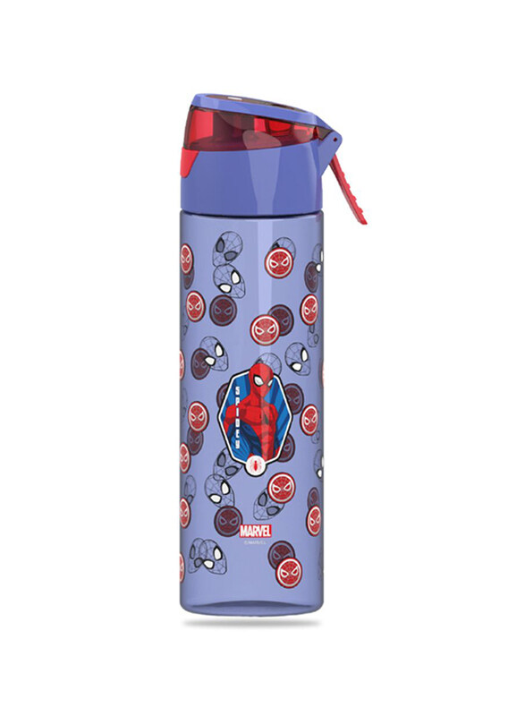 Eazy Kids Marvel Spider Man Tritan Water Bottle with Spray for Kids, 750ml, Blue
Eazy Kids Marvel Spider Man Tritan Water Bottle with Spray for Kids, 750ml, Blue