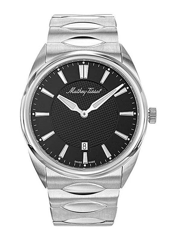 Mathey-Tissot Anaconda Analog Watch for Men with Stainless Steel Band, Water Resistant, H791AN, Silver-Black
Mathey-Tissot Anaconda Analog Watch for Men with Stainless Steel Band, Water Resistant, H791AN, Silver-Black