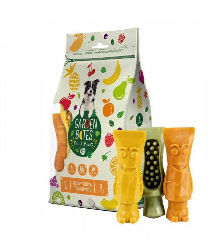 DUVO+ Dog Treat Chews - Garden Bites Fruity Tonya Toothpaste - Mix Color -13.5cm - L - 3pcs
DUVO+ Dog Treat Chews - Garden Bites Fruity Tonya Toothpaste - Mix Color -13.5cm - L - 3pcs