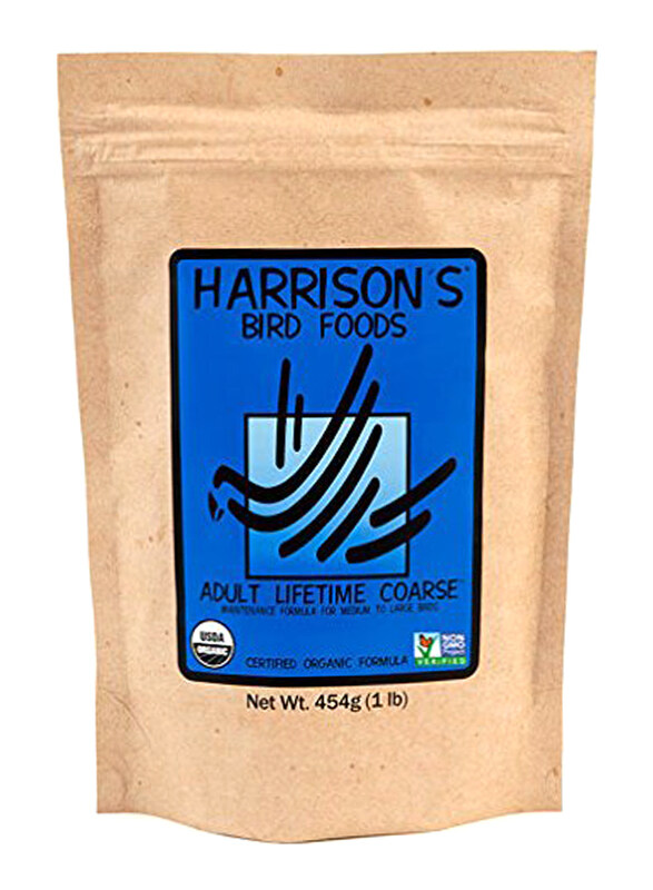 Harrison Adult Lifetime Coarse - Maintenance Medium and Large Bird Dry Food, 454g
Harrison Adult Lifetime Coarse - Maintenance Medium and Large Bird Dry Food, 454g