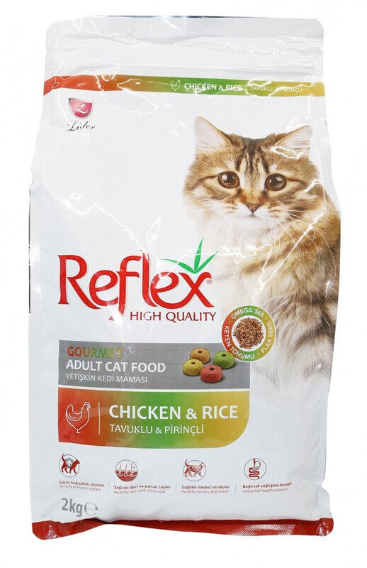 Reflex High Quality Cat - Gourmet Chicken and Rice - Multi Color - Dry - 2Kg
Reflex High Quality Cat - Gourmet Chicken and Rice - Multi Color - Dry - 2Kg