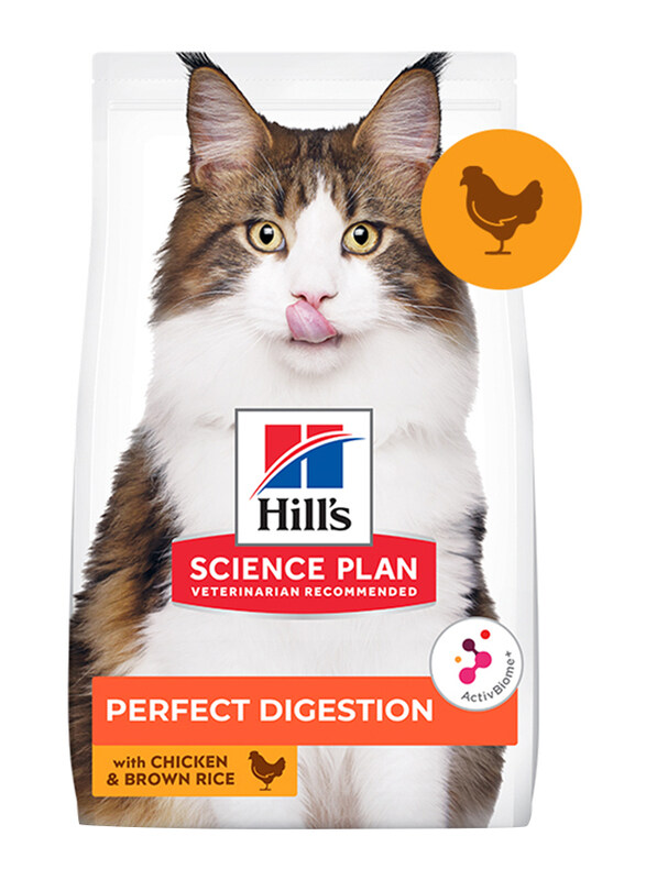 Hill's Hill’s Science Plan Adult 1+ Perfect Digestion with Chicken & Brown Rice Flavour Dry Cat Food, 1.5Kg
Hill's Hill’s Science Plan Adult 1+ Perfect Digestion with Chicken & Brown Rice Flavour Dry Cat Food, 1.5Kg