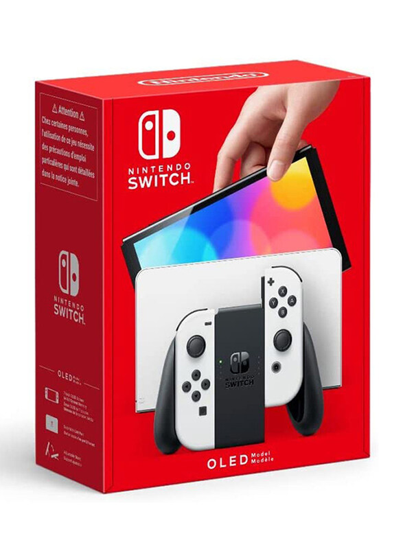 Nintendo Switch OLED Model Console with Joy Controllers, 64GB, International Version, White
Nintendo Switch OLED Model Console with Joy Controllers, 64GB, International Version, White