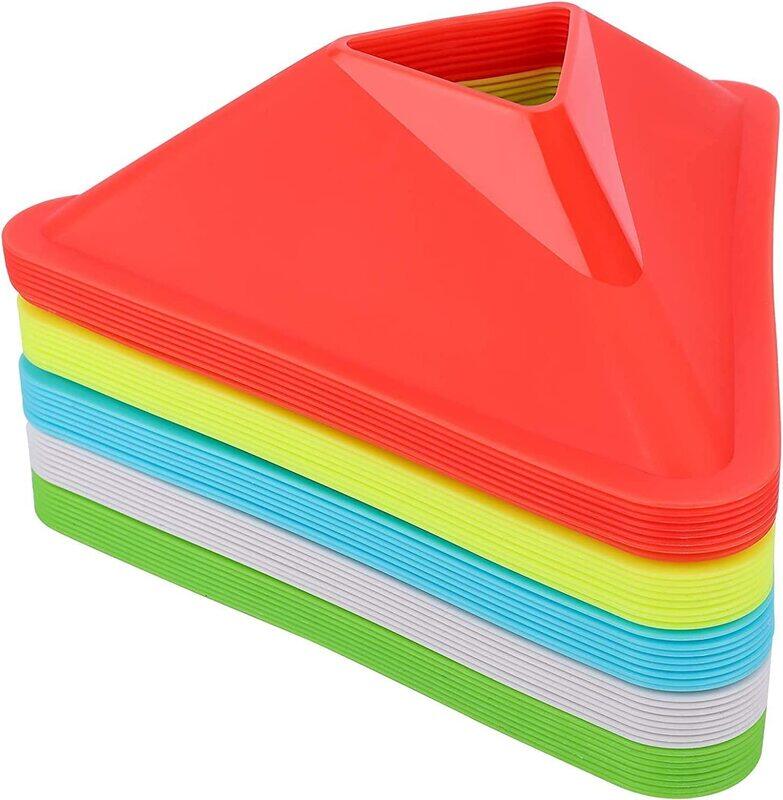 ULTIMAX Soccer Disc Cones, 50 Packs Agility Training Cones Multicolor Flexible Durable, Training Equipment for Football, Basketball, Agility, Field Ma
ULTIMAX Soccer Disc Cones, 50 Packs Agility Training Cones Multicolor Flexible Durable, Training Equipment for Football, Basketball, Agility, Field Ma