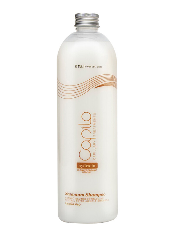 Eva Professional Hair Care Eva Professional Capilo #10 Hydra In Sesamum Shampoo for All Hair Types, 500ml
Eva Professional Hair Care Eva Professional Capilo #10 Hydra In Sesamum Shampoo for All Hair Types, 500ml