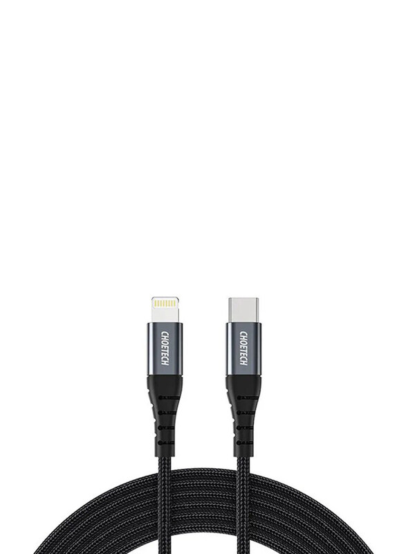 Choetech 1.2-Meter Nylon Braided USB Type-C Cable, Lightening to USB Type-C for Smartphones/Tablets, IP0039, Black
Choetech 1.2-Meter Nylon Braided USB Type-C Cable, Lightening to USB Type-C for Smartphones/Tablets, IP0039, Black