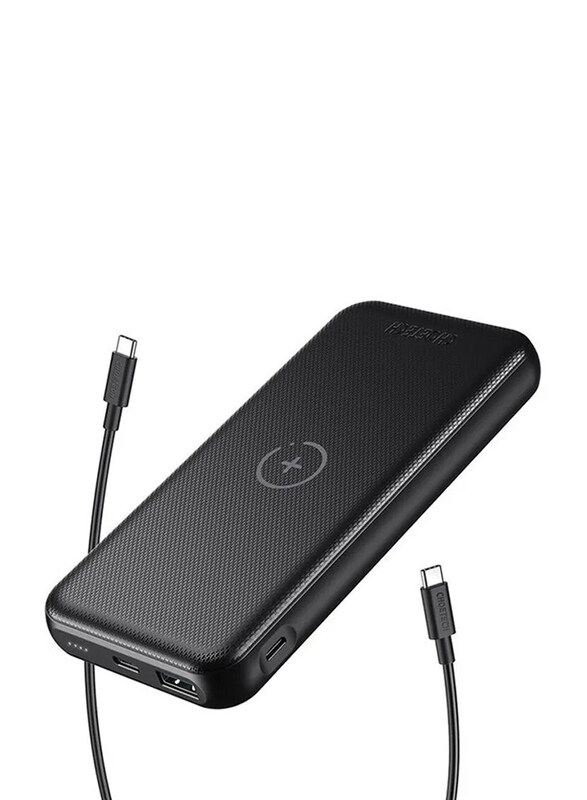 Choetech 10000mAh Fast Charging Wired Charging Power Bank with USB Type-C Cable for Qi Enable Smart Phones, B650, Black
Choetech 10000mAh Fast Charging Wired Charging Power Bank with USB Type-C Cable for Qi Enable Smart Phones, B650, Black