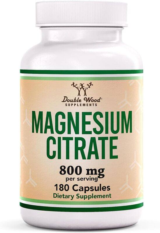 Double Wood Supplements Double Wood Magnesium Citrate Supplement 400 mg per serving 180 capsules
Double Wood Supplements Double Wood Magnesium Citrate Supplement 400 mg per serving 180 capsules