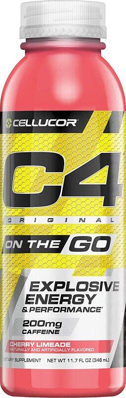 Cellucor C4 Cherry Limeade Original Carbonated Zero Sugar Energy Pre Workout Drink, 12 x 16oz
Cellucor C4 Cherry Limeade Original Carbonated Zero Sugar Energy Pre Workout Drink, 12 x 16oz