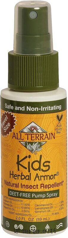 All Terrain Kids Herbal Armor Natural Insect Repellent DEET-Free Pump Spray 2 oz 59ml
All Terrain Kids Herbal Armor Natural Insect Repellent DEET-Free Pump Spray 2 oz 59ml
