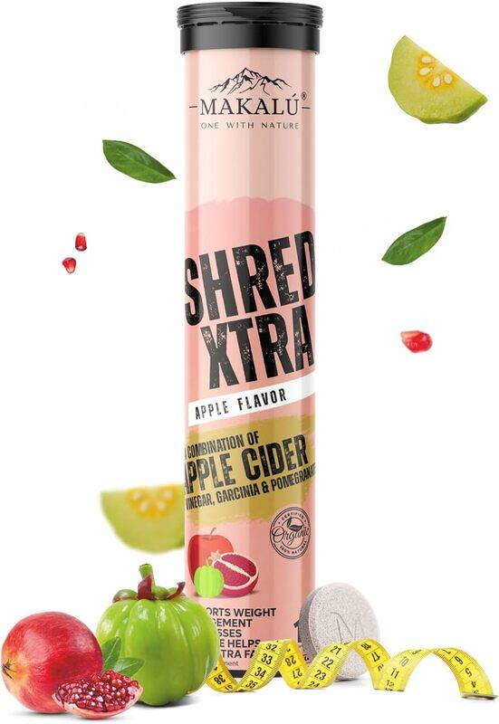 Makalu ShredXtra Apple Flavor Combination of Apple Cider 17 Effervescent Tablets 54.4g
Makalu ShredXtra Apple Flavor Combination of Apple Cider 17 Effervescent Tablets 54.4g