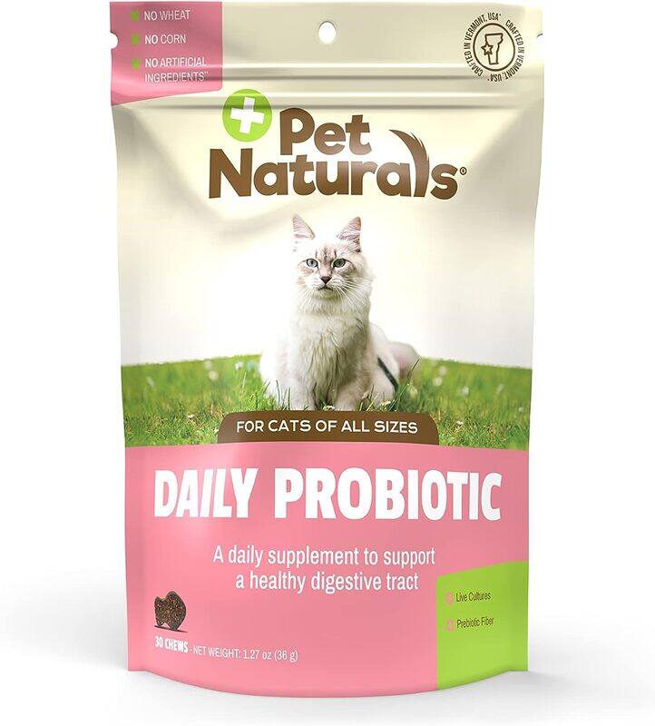 Petnaturals Of Vermon Pet Naturals Daily Probiotic Chew for Cats Of All Sizes 30 Chews 38g
Petnaturals Of Vermon Pet Naturals Daily Probiotic Chew for Cats Of All Sizes 30 Chews 38g