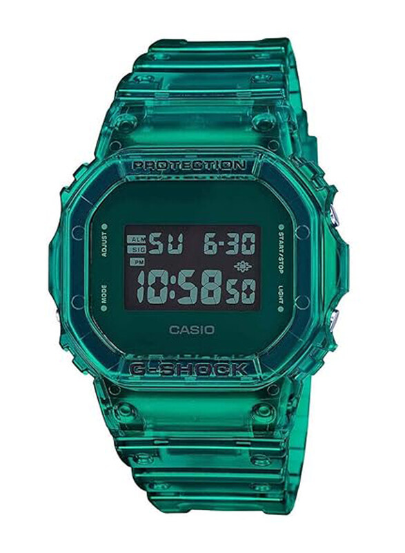 Casio G-Shock Digital Quartz Watch for Men with Resin Band, Water Resistant, DW-5600SB-3DR, Green
Casio G-Shock Digital Quartz Watch for Men with Resin Band, Water Resistant, DW-5600SB-3DR, Green