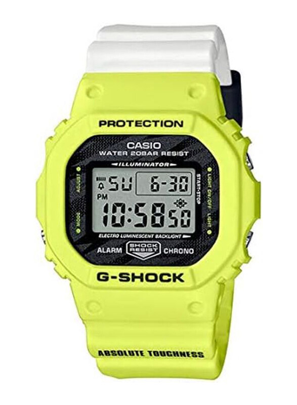 Casio Digital Watch for Men with Rubber Band, Water Resistant, DW-5600TGA-9, Multicolour-Grey
Casio Digital Watch for Men with Rubber Band, Water Resistant, DW-5600TGA-9, Multicolour-Grey