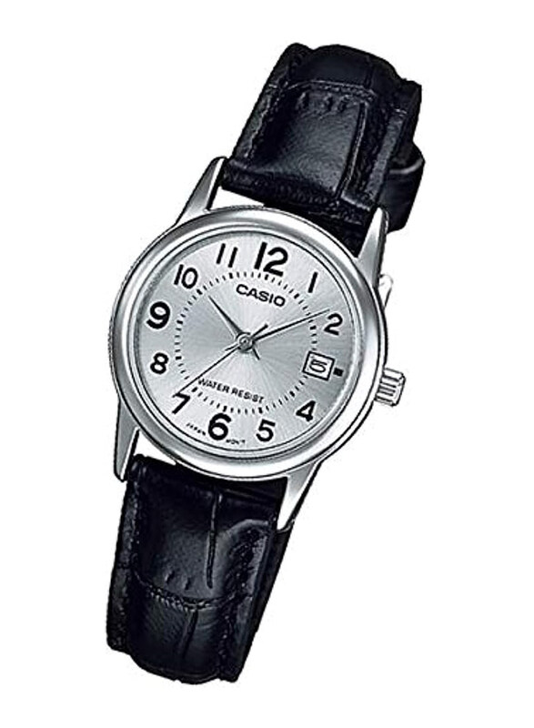Casio Analog Watch for Women with Leather Band, Water Resistant, LTP-V002L-7BUDF, Black-White
Casio Analog Watch for Women with Leather Band, Water Resistant, LTP-V002L-7BUDF, Black-White