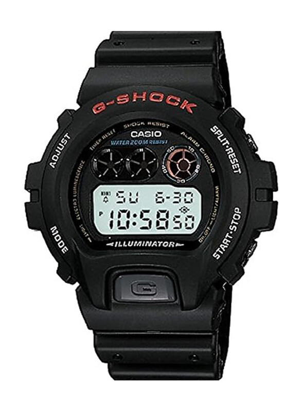 Casio G-Shock Digital Watch for Men with Resin Band, Water Resistant, DW-6900-1VDR, Black
Casio G-Shock Digital Watch for Men with Resin Band, Water Resistant, DW-6900-1VDR, Black