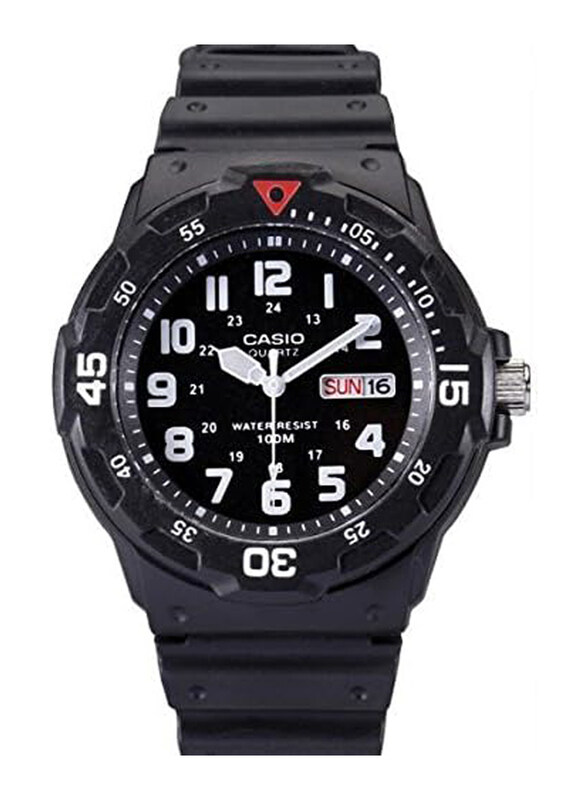 Casio Analog Watch for Men with Resin Band, Water Resistant, MRW-200H-1BVDF, Black
Casio Analog Watch for Men with Resin Band, Water Resistant, MRW-200H-1BVDF, Black