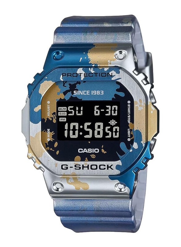 Casio G-Shock Digital Watch for Men with Resin Band, Water Resistant, GM-5600SS-1DR, Multicolour-Black
Casio G-Shock Digital Watch for Men with Resin Band, Water Resistant, GM-5600SS-1DR, Multicolour-Black