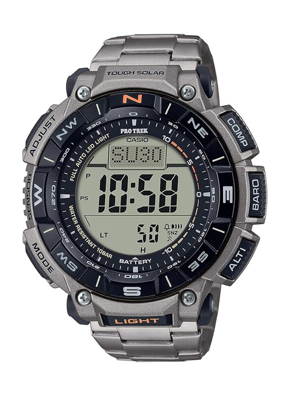 Casio Pro Trek Digital Watch for Men with Plastic Band, Water Resistant, PRG-340T-7ER, Grey-Transparent
Casio Pro Trek Digital Watch for Men with Plastic Band, Water Resistant, PRG-340T-7ER, Grey-Transparent
