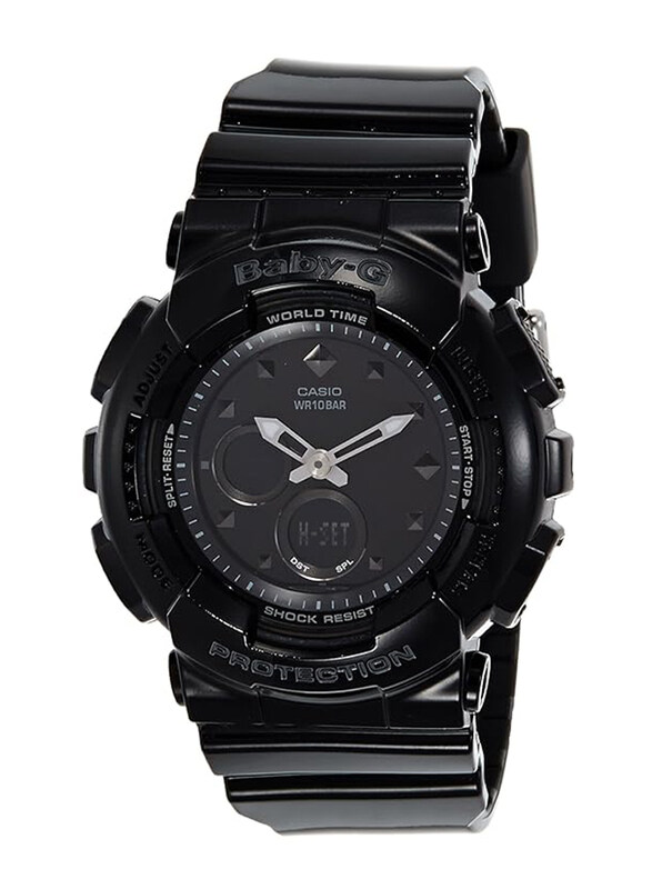 Casio Baby-G Analog + Digital Watch for Women with Resin Band, Water Resistant, BA-125-1ADR (BX068), Black
Casio Baby-G Analog + Digital Watch for Women with Resin Band, Water Resistant, BA-125-1ADR (BX068), Black