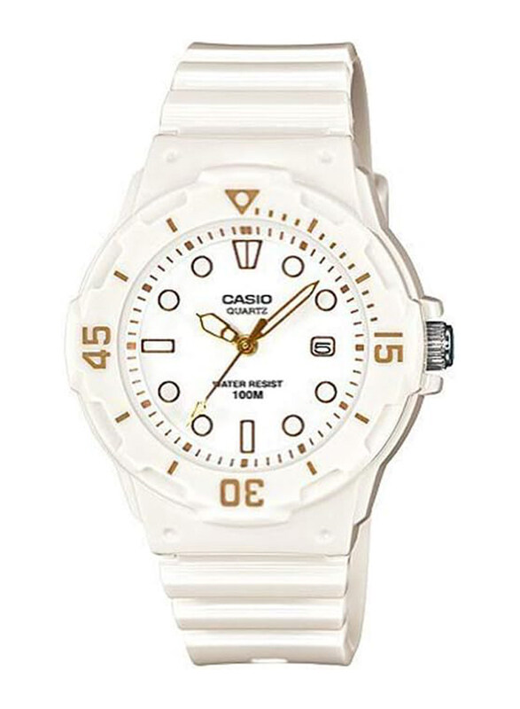 Casio Analog Watch for Woman with Resin Band, Water Resistant, LRW-200H-7E2V, White
Casio Analog Watch for Woman with Resin Band, Water Resistant, LRW-200H-7E2V, White