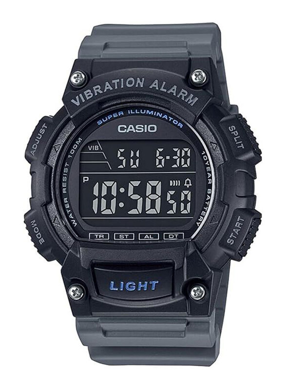 Casio Digital Watch for Men with Resin Band, Water Resistant, W-736H-8BVDF, Black-Black
Casio Digital Watch for Men with Resin Band, Water Resistant, W-736H-8BVDF, Black-Black