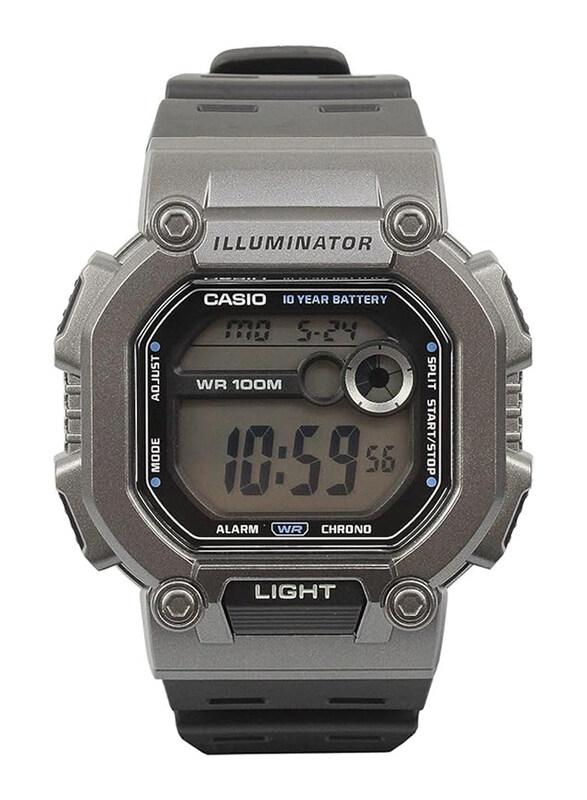 Casio Digital Watch for Men with Plastic Band, Water Resistant, W-737H-1A2VDF, Grey
Casio Digital Watch for Men with Plastic Band, Water Resistant, W-737H-1A2VDF, Grey