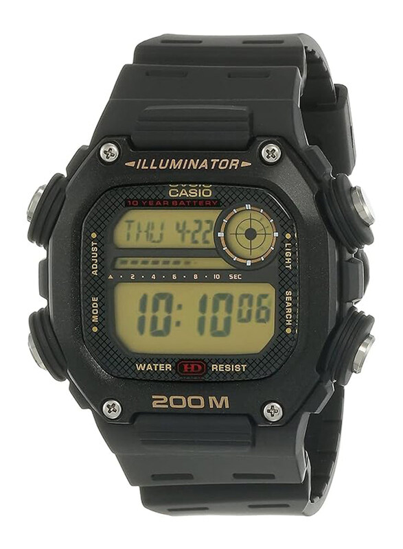 Casio Digital Watch for Men with Resin Band, Water Resistant, DW-291H-9AVDF (I118), Black
Casio Digital Watch for Men with Resin Band, Water Resistant, DW-291H-9AVDF (I118), Black