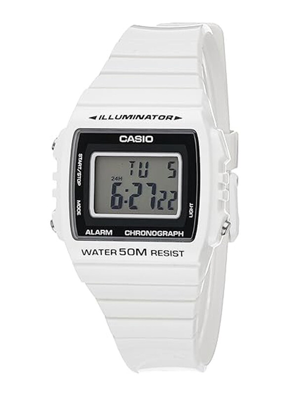 Casio Digital Watch for Men with Resin Band, Water Resistant, W-215H-7A, White-Grey
Casio Digital Watch for Men with Resin Band, Water Resistant, W-215H-7A, White-Grey