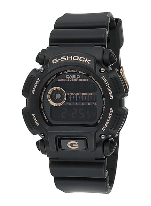 Casio G-Shock Digital Watch for Men with Resin Band, Water Resistant, DW-9052GBX-1A4DR, Black
Casio G-Shock Digital Watch for Men with Resin Band, Water Resistant, DW-9052GBX-1A4DR, Black
