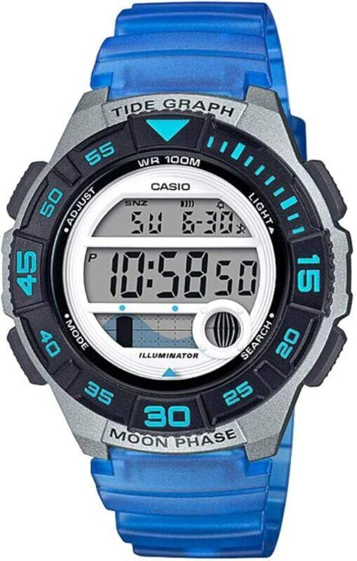Casio Digital Watch for Women with Resin Band, Water Resistant, LWS-1100H-2AVDF (A1720), Blue-White
Casio Digital Watch for Women with Resin Band, Water Resistant, LWS-1100H-2AVDF (A1720), Blue-White