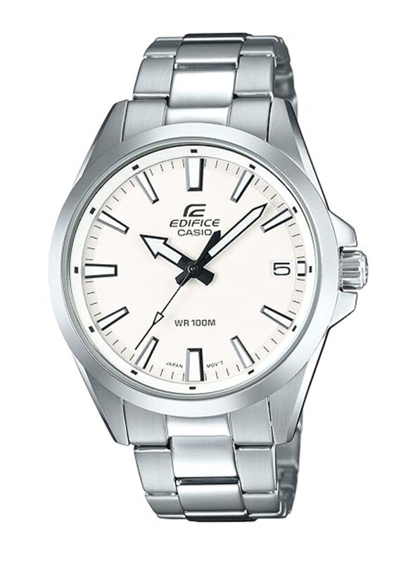 Casio Analog Watch for Men with Stainless Steel Band, Water Resistant, EFV-100D-7AVUEF, White-Silver
Casio Analog Watch for Men with Stainless Steel Band, Water Resistant, EFV-100D-7AVUEF, White-Silver