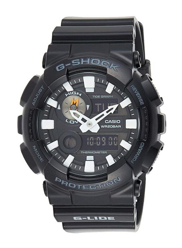 Casio G-Shock Analog + Digital Watch for Men with Resin Band, Water Resistant, GAX-100B-1ADR, Black
Casio G-Shock Analog + Digital Watch for Men with Resin Band, Water Resistant, GAX-100B-1ADR, Black