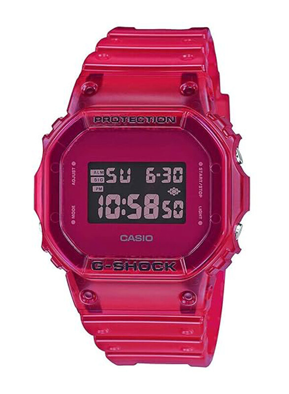 Casio Digital Watch for Men with Resin Band, Water Resistant, DW-5600SB-4DR (G1005), Pink
Casio Digital Watch for Men with Resin Band, Water Resistant, DW-5600SB-4DR (G1005), Pink