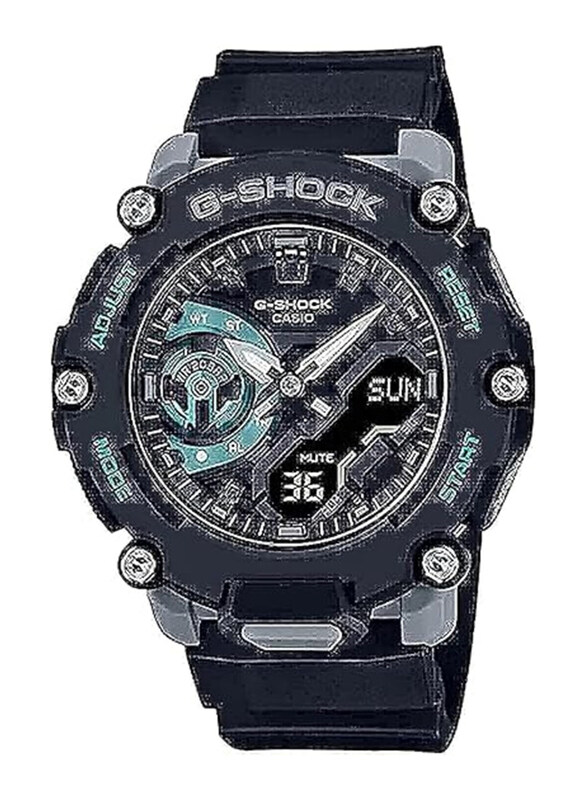 Casio Analog + Digital Watch for Men with Resin Band, Water Resistant, GA-2200M-1ADR, Black
Casio Analog + Digital Watch for Men with Resin Band, Water Resistant, GA-2200M-1ADR, Black
