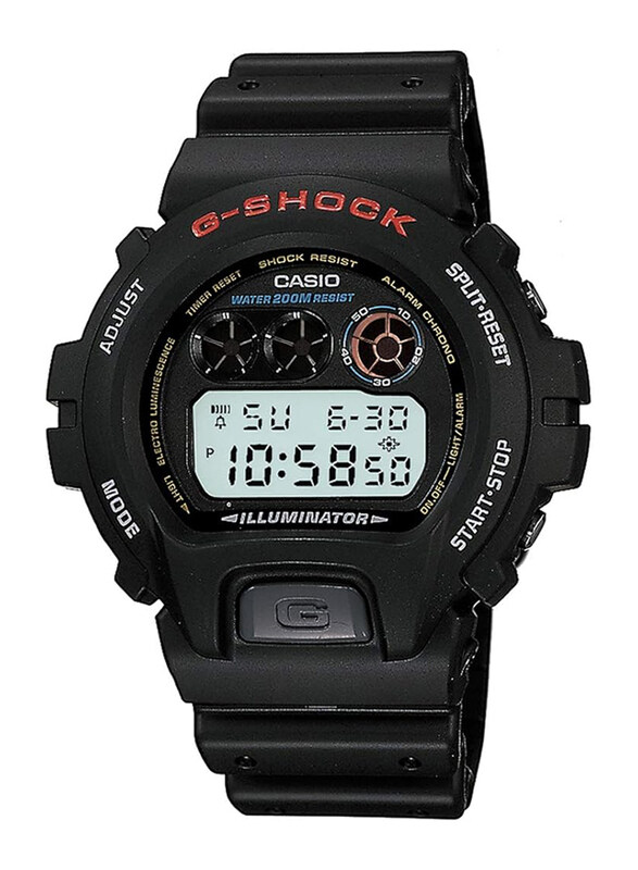 Casio G-Shock Digital Watch for Men with Resin Band, Water Resistant, DW-6900DS-1D, Black
Casio G-Shock Digital Watch for Men with Resin Band, Water Resistant, DW-6900DS-1D, Black