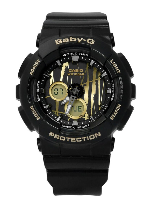 Casio Analog + Digital Watch for Women with Resin Band, Water Resistant, BA-120SP-1ADR, Black
Casio Analog + Digital Watch for Women with Resin Band, Water Resistant, BA-120SP-1ADR, Black