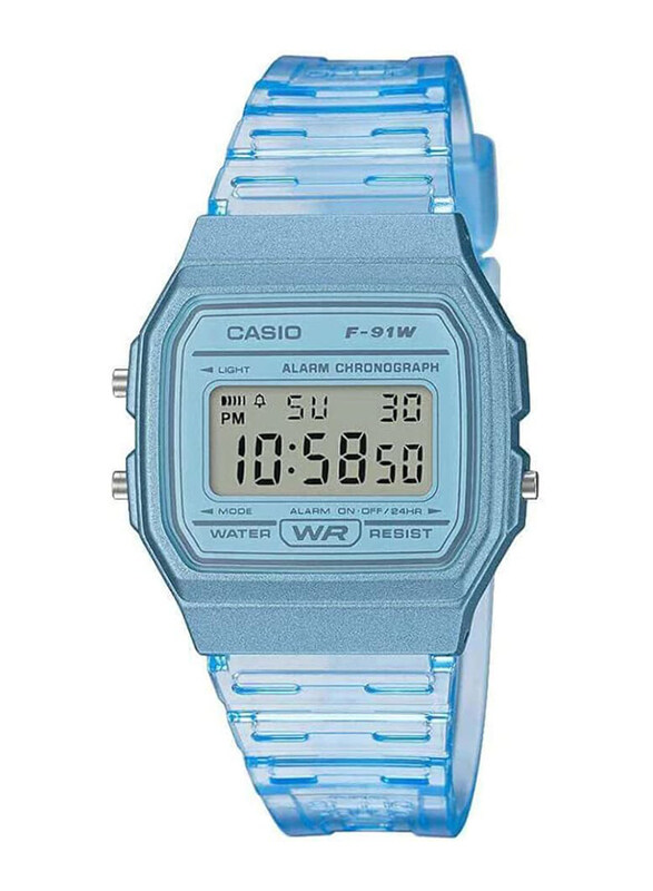 Casio Digital Watch for Unisex with Resin Band, Water Resistant, F-91WS-2EF, Blue
Casio Digital Watch for Unisex with Resin Band, Water Resistant, F-91WS-2EF, Blue