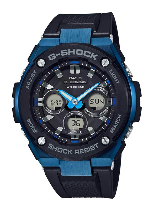 Casio Analog Watch for Men with Resin Band, Water Resistant and Chronograph, GST-S300G-1A2DR (G791), Black
Casio Analog Watch for Men with Resin Band, Water Resistant and Chronograph, GST-S300G-1A2DR (G791), Black